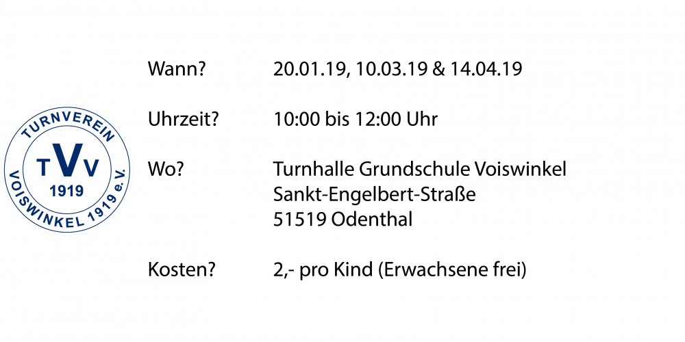 Sport und Spaß am Sonntag (20.01, 10.03 und 14.04)